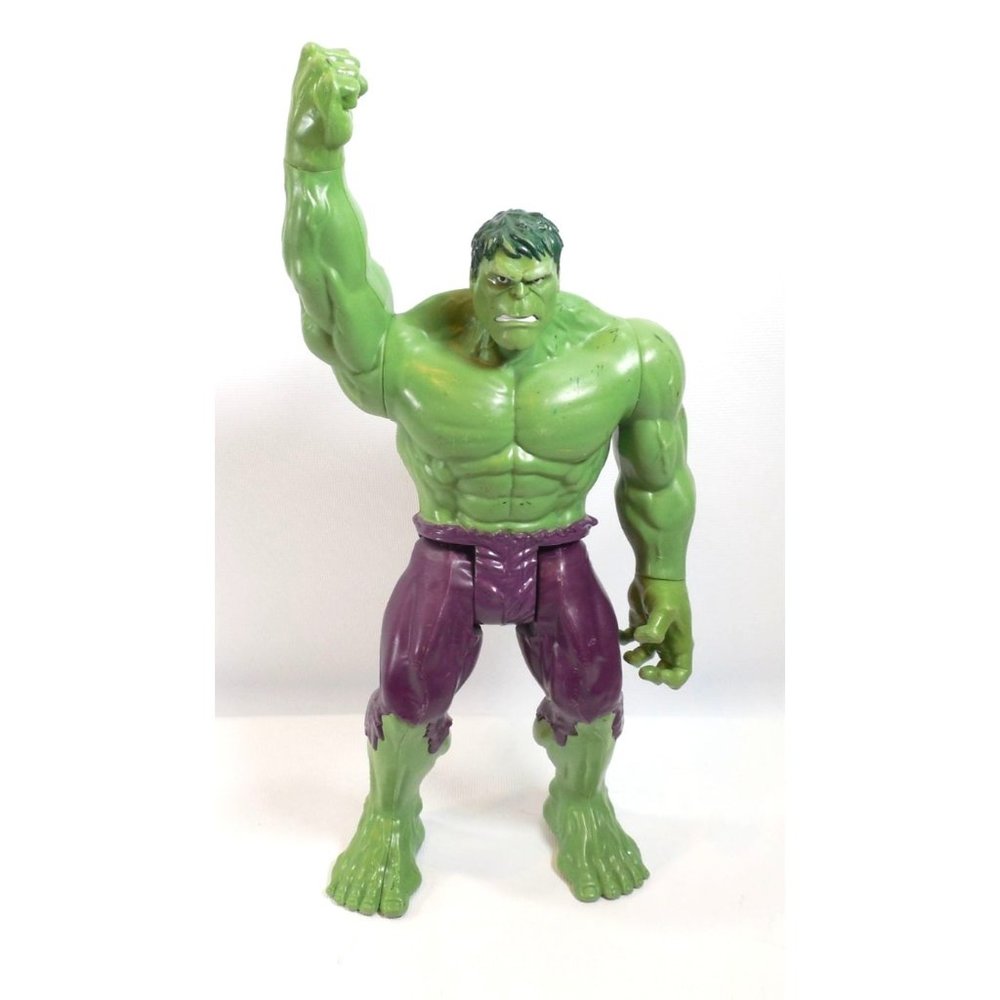 Marvel Avengers Incredible Hulk Action Figure Green Purple Pants 12 Inch Toy